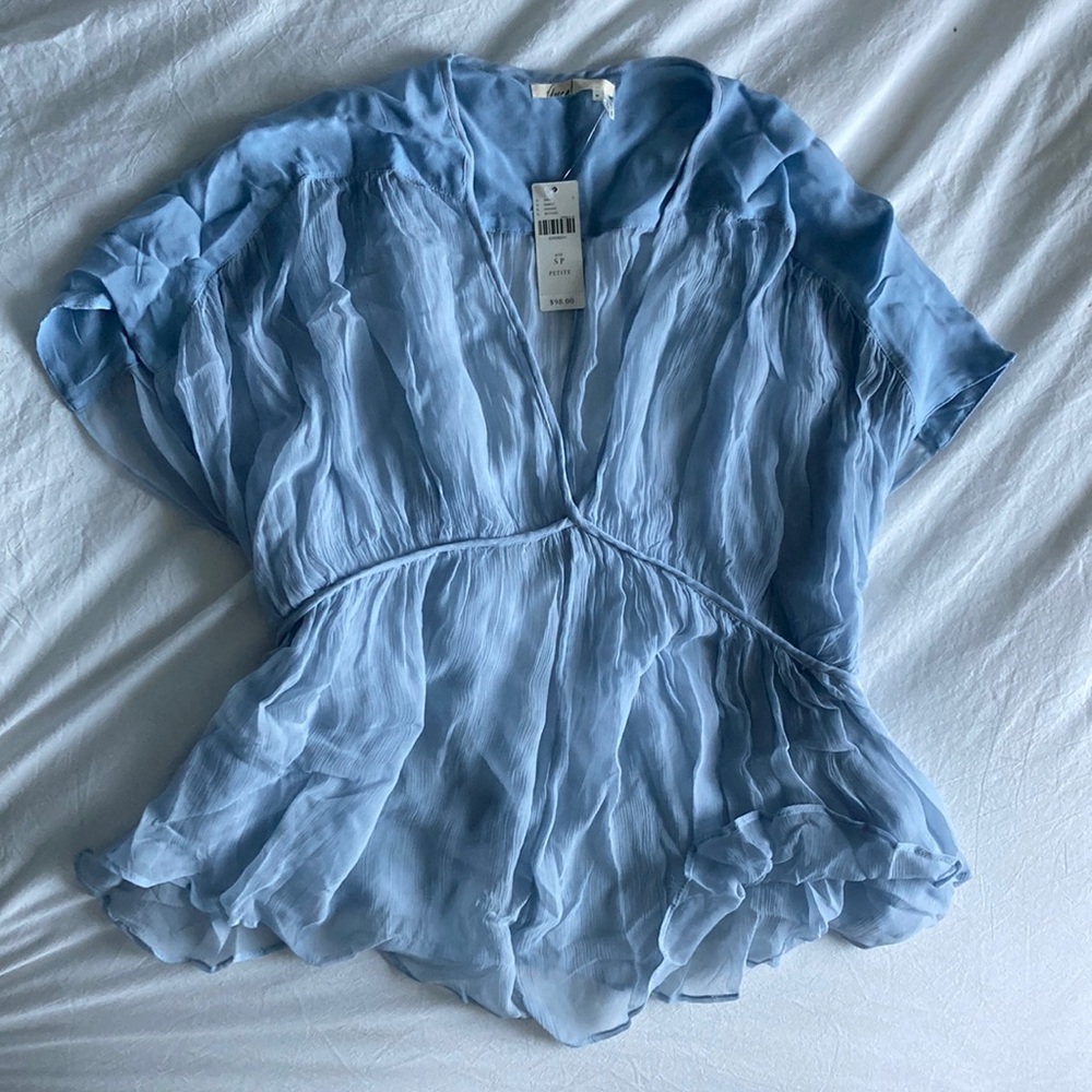 (NWT) Anthropologie Petites floreat top